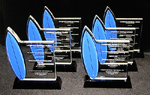 Acrylic Surfing Trophy